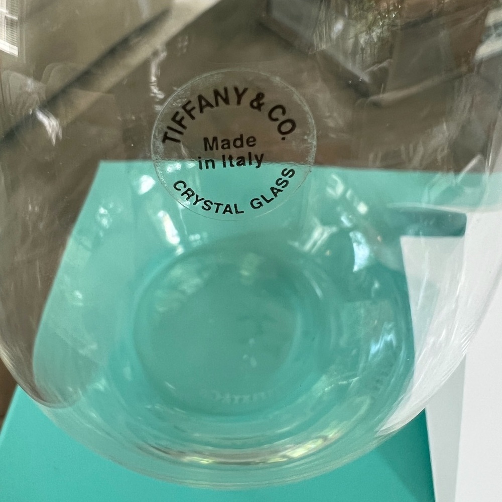 NWB Tiffany wine/water glasses - Set of 4 - Picture 3 of 8